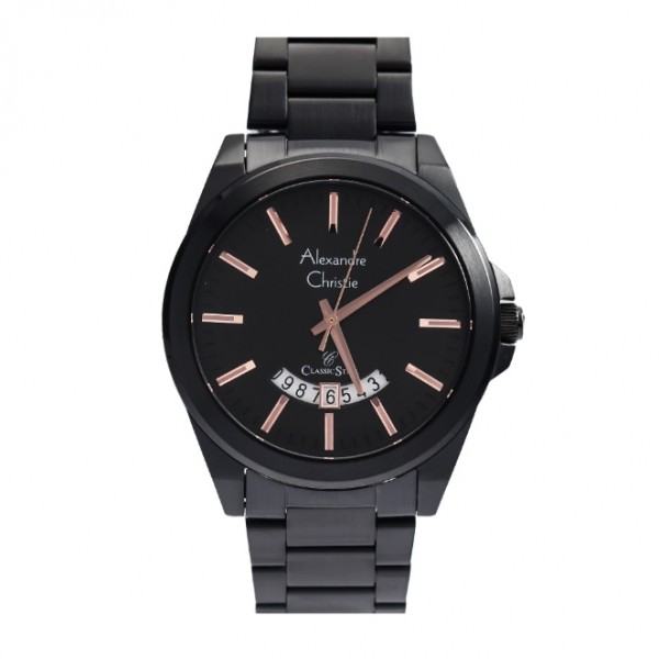 Alexandre Christie AC 8676 Black Rosegold Man MDBIPBARG Alexandre Christie AC 8676 Black Rosegold Man MDBIPBARG